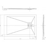Поддушово корито ROUGH STONE ICST 12080RS-3 - Image 2