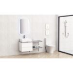 Комплект мебели за баня Inter Ceramic BG 12146-1+6146-1+858+6023-1+6023-2+1494 - Практичен и красив