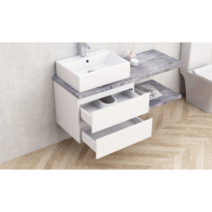 Комплект мебели за баня Inter Ceramic BG 12146-1+6146-1+858+6023-1+6023-2+1494 - Практичен и красив - Image 2