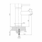 Смесител за умивалник ICF 1258290C "КРИСТИ" - Image 3