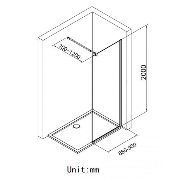 СТАЦИОНАРЕН ПАРАВАН CRISTINA 90*200 125TR-90 - Image 4