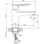 Смесител зa умивалник ДАНИСТА LEAD FREE » ICF 1279198 - Image 2