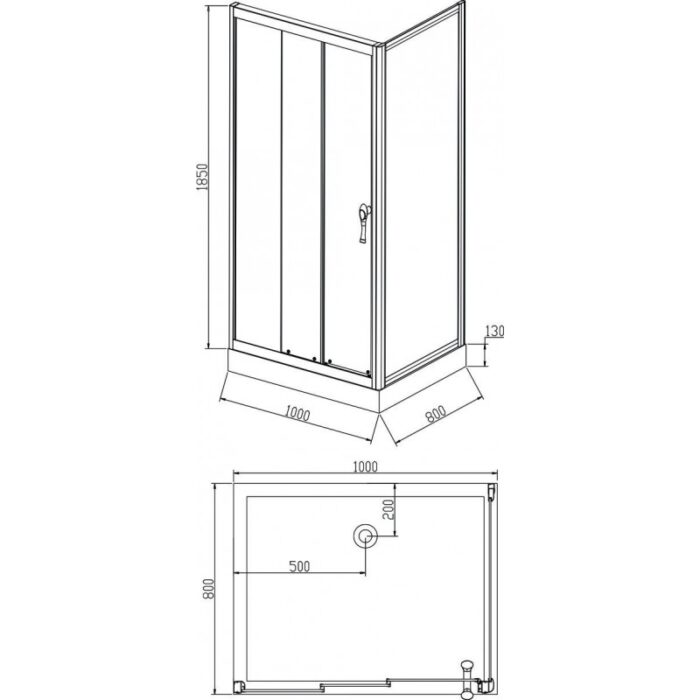 Душ кабина Inter Ceramic ICL 1302 L – функционална и елегантна - Image 5