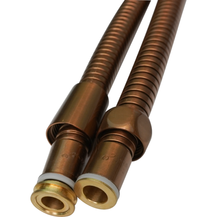 Шлаух за душ ICD 150-180BRUSH ROSE GOLD ANTI TWIST - Image 3