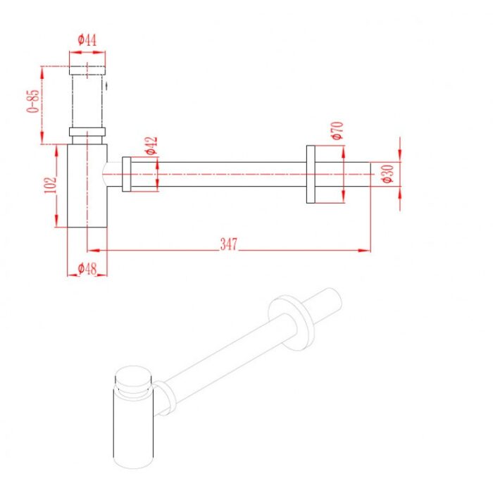 Сифон IC  S - A 184 - Image 2