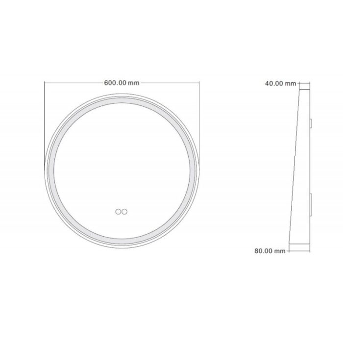 Огледало с вградено осветление ICL 1857B-60 - Image 5
