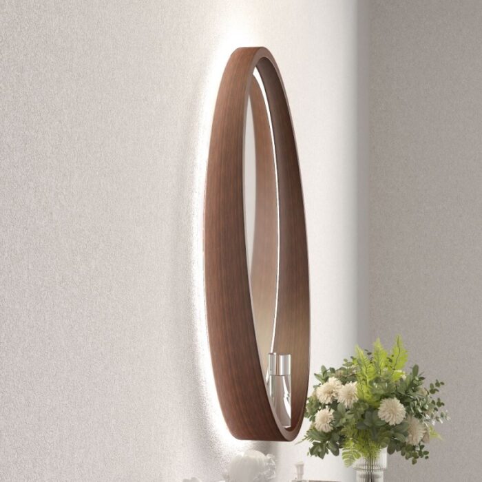 Огледало с вградено осветление ICL 1857WOODEN-60 - Image 6