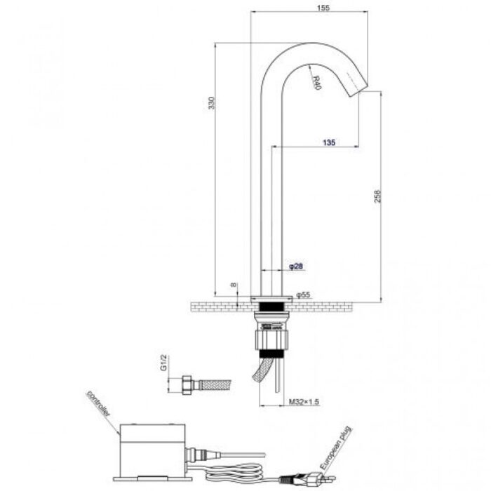 Автоматичен кран ICSA 203LT - Image 2