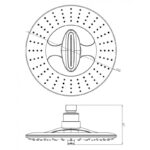 Пита за стационарен душ  - ICH 2317C - Image 6