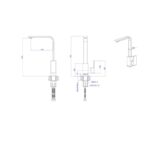 Смесител за кухненски умивалник ICF 233010 SAND - Image 3