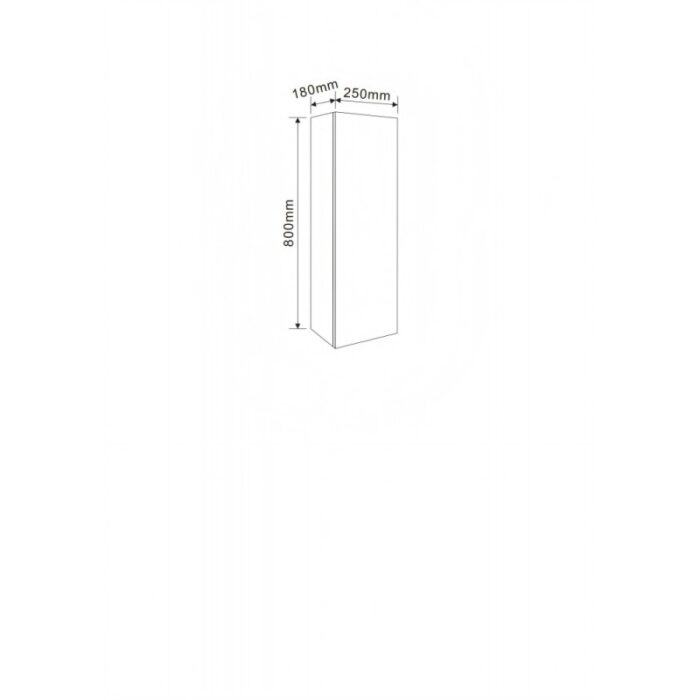 Колона за баня PVC от Inter Ceramic 2519-80 AMO - за стилна и практична баня - Image 3