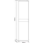 Колона за баня от PVC ICP 2521 - Image 4