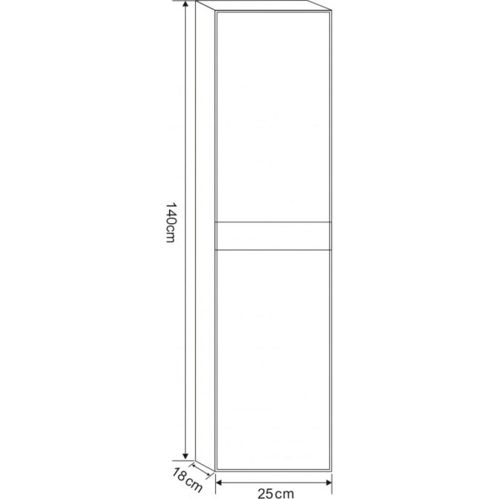Колона за баня от PVC ICP 2521 - Image 4