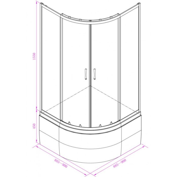 Душ кабини » ICS  FS 270 NEW EASY ASSEMBLE - Image 3