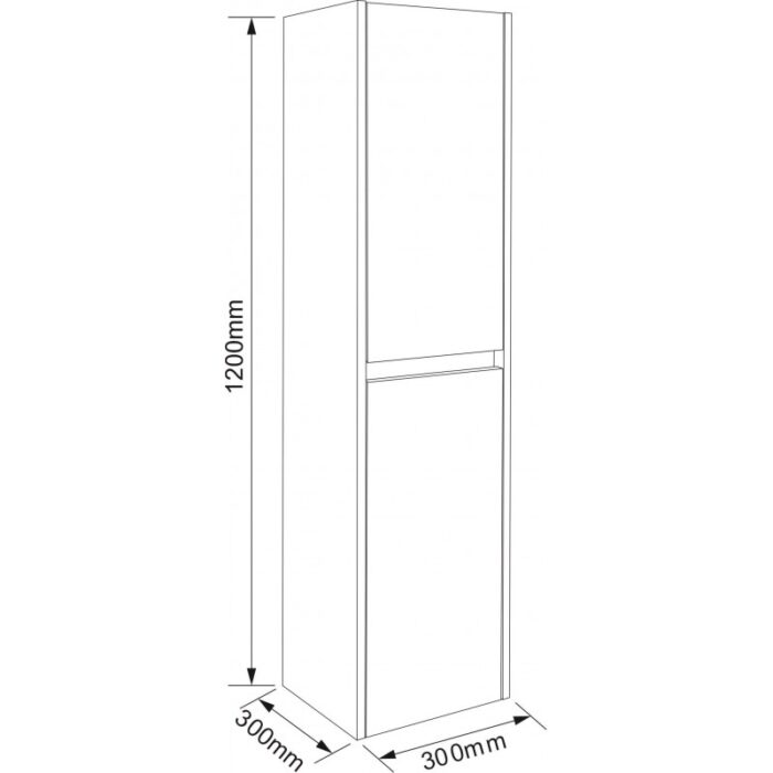 Колона за баня от PVC ICP 30120-2 - Image 4