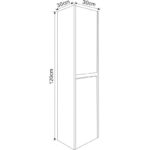 Колона за баня от PVC ICP 3012W - Image 4