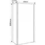 Колона за баня от PVC ICP 3015/60 - Image 3