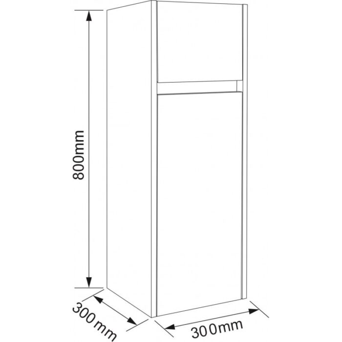 Колона за баня от PVC ICP 3080-3 - Image 5