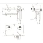 Месингов смесител за биде ICF 3510GG - Image 2