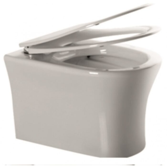 Стенна тоалетна чиния Inter Ceramic ICC 3635W NEW - функционална стенна тоалетна чиния - Image 2