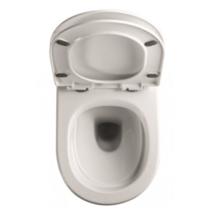 Стенна тоалетна чиния Inter Ceramic ICC 3635W NEW - функционална стенна тоалетна чиния - Image 4