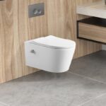 Стенна тоалетна чиния Inter Ceramic ICC 3755W BIDET LUX - Луксозна тоалетна чиния с биде, Хигиена на ново ниво - Image 2