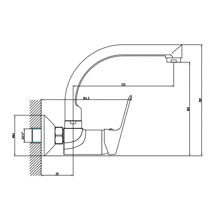 Кухненски смесител  LINNI ICF 5108152 7313 - Image 3