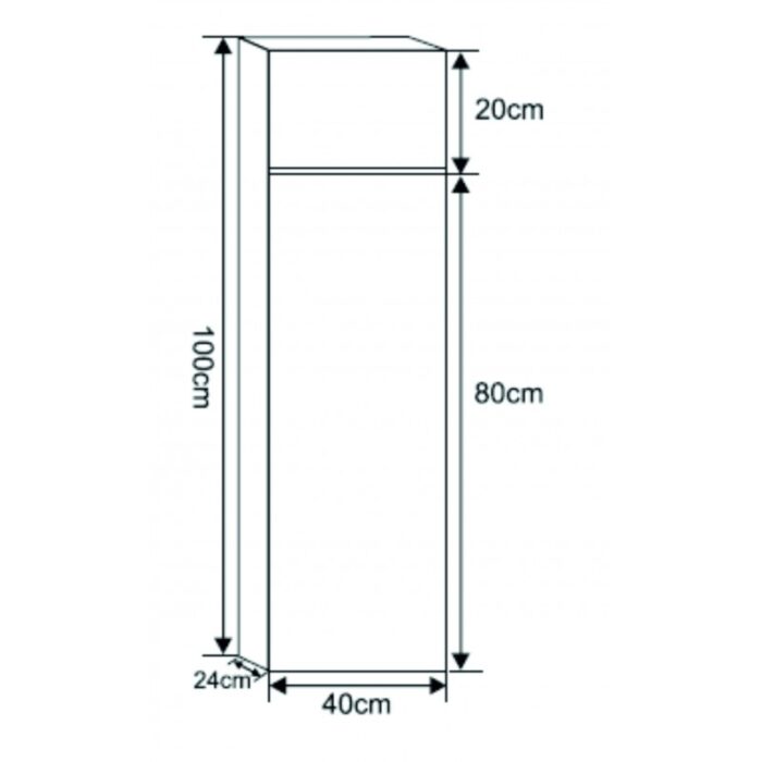 Колона за баня от PVC ICP 4024-2 - Image 6