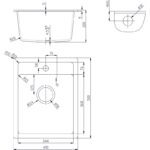 Кухненска мивка от композитен материал  ICGS 4050BLACK - Image 2