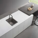 Кухненска мивка от композитен материал Inter Ceramic ICGS 4050 GRAY - издръжлива и стилна - Image 3