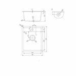 Кухненска мивка от композитен материал Inter Ceramic ICGS 4050 GRAY - издръжлива и стилна - Image 2