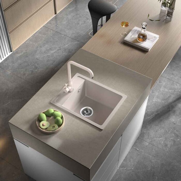ГРАНИТНА МИВКА 4050 БЕЖ С ЦЕНТРАЛЕН ОТВОР - Image 2