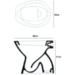 Тоaлетна чиния  ICC  4836 RIMLESS - Image 2