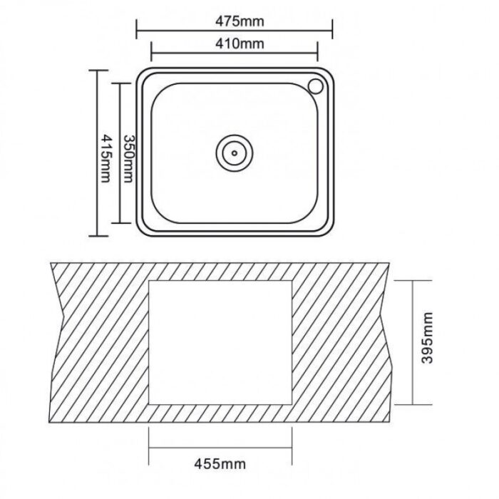 Кухненска мивка алпака ICK D4842/4640 - Image 3