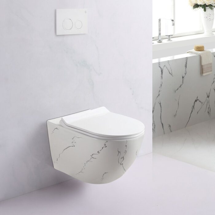 Стенна тоалетна чиния ICC 4937 MARBLE - Image 3