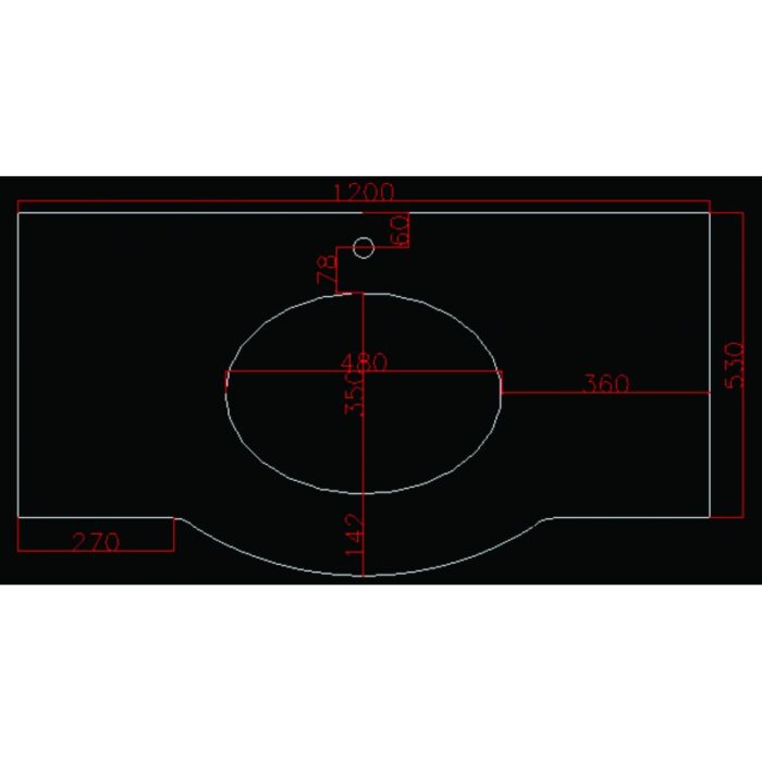 Плот за баня  " PIETRA" » ICP 5021-120G - Image 3