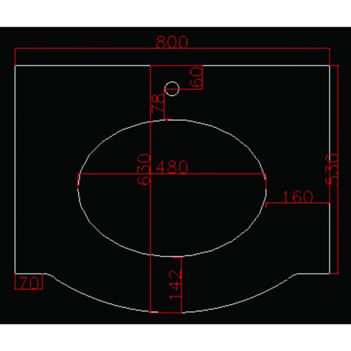 Плот за баня  " PIETRA" » ICP 5021-80B - Image 3