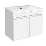 Долен конзолен PVC шкаф за баня Inter Ceramic ICP 5082 - за компактни и стилни бани - Image 3