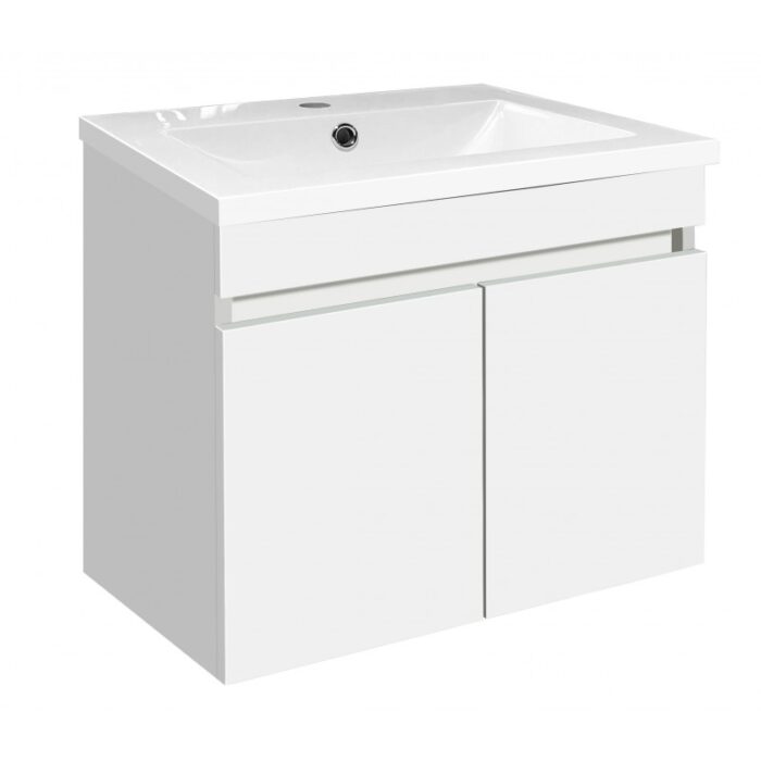 Долен конзолен PVC шкаф за баня Inter Ceramic ICP 5082 - за компактни и стилни бани - Image 3
