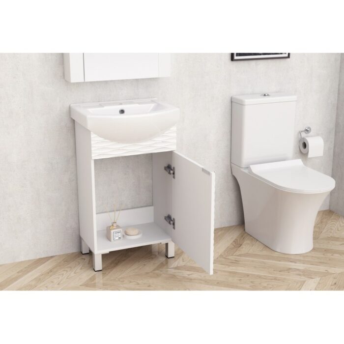 Долен стоящ PVC шкаф за баня ICP 5091NEW - Image 2