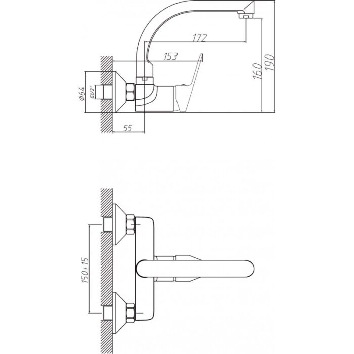 Месингов Смесител » ALFI  ICF 5108123 7313 - Image 3