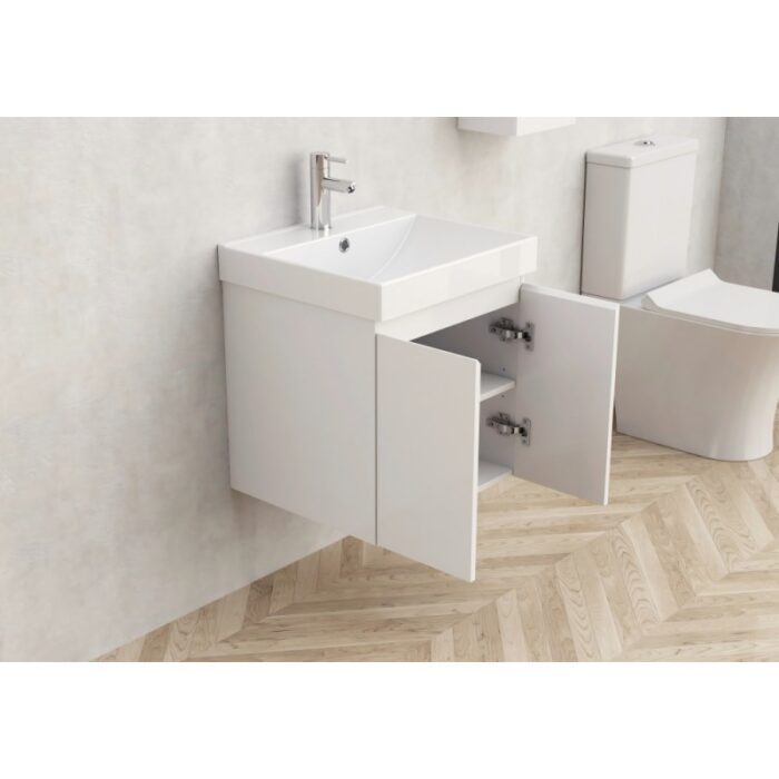 PVC ШКАФ ALDENE-50 5155-50W+УМИВ. 5953W-51CM - Image 2