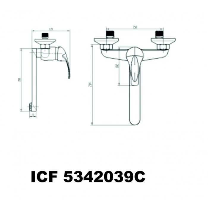 Смесители »  " СОФИЯ " »   ICF 5342039 - 1 - Image 2