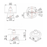 Месингов смесител за вграждане ICF 554015-1 - Image 3