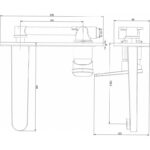Месингов смесител за вграждане ICF 592053B - Image 4