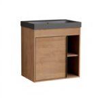 Долен конзолен шкаф за баня Inter Ceramic 5940 DI LEGNO - съчетание от природа и съвременен дизайн
