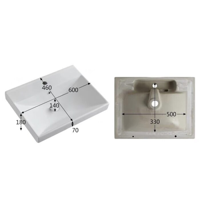 Умивалник  ICC 5953W-2 - Image 3