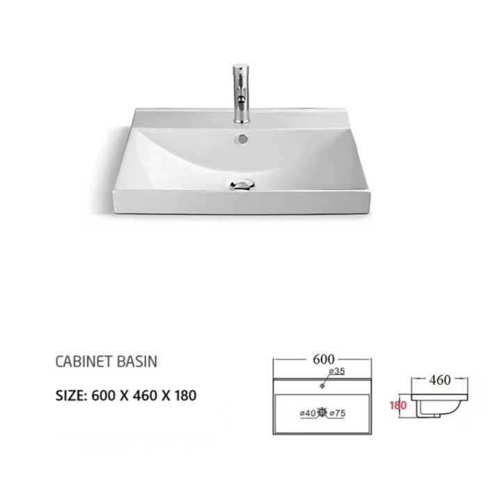 Умивалник  ICC 5953W-2 - Image 2