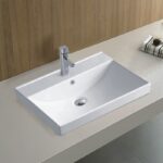 ПОРЦЕЛАНОВ УМИВАЛНИК ЗА МЕБЕЛ МАЙЛО 5953W 76CM - Image 2
