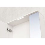 Горен огледален PVC шкаф Inter Ceramic ICMC 6017-70 МОНЦА - функционалност и съвременен дизайн - Image 3